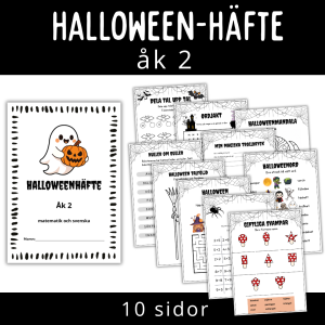 Halloween, häfte för åk 2