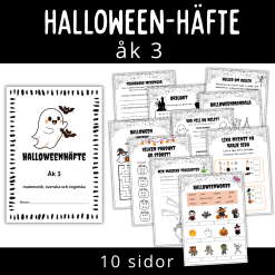 Halloween, häfte för åk 3