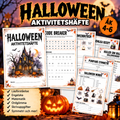 Halloween, häfte för åk 4-6