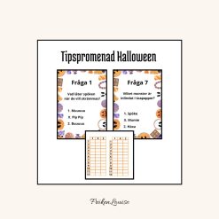 Tipspromenad Halloween 12 frågor