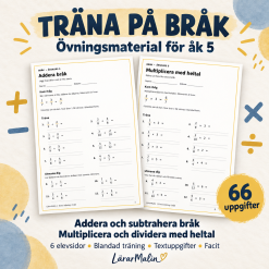 Träna bråk åk 5