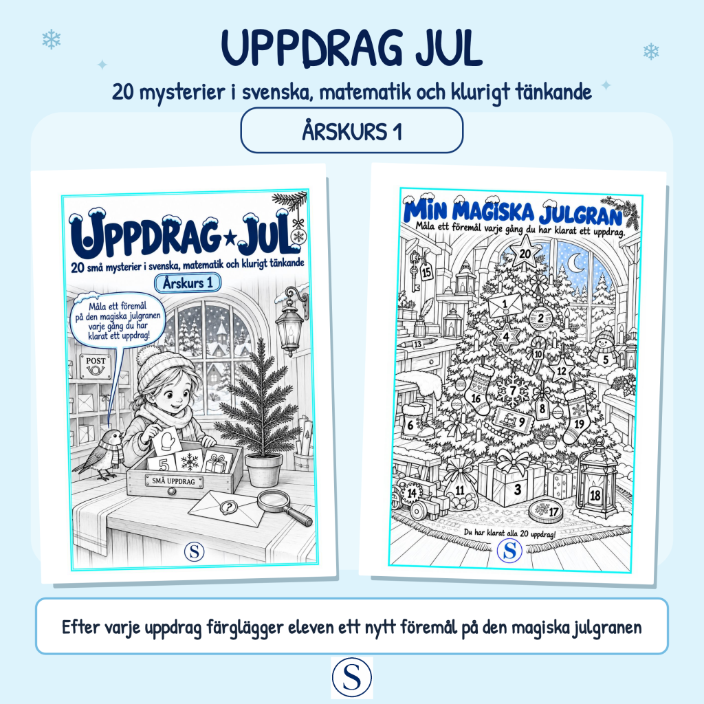 Uppdrag Jul – 20 magiska julmysterier för åk 1