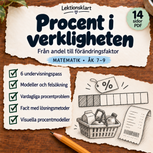 Procent i verkligheten – från andel till förändringsfaktor