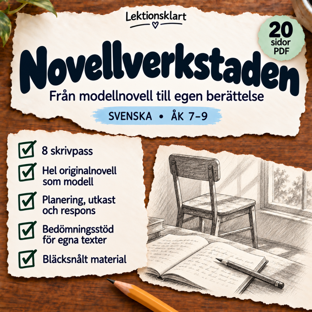 Novellverkstaden – från idé till bearbetad novell