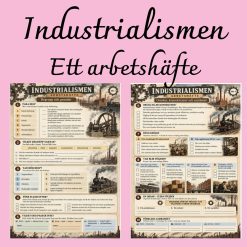 Industrialismen – Arbetshäfte i historia | Begrepp, samband, perspektiv & facit