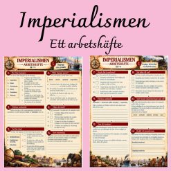 Imperialismen – Arbetshäfte med 24 uppgifter och facit | Historia åk 7–9