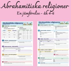 Abrahamitiska religionerna – jämför judendom, kristendom och islam | Åk 4–6