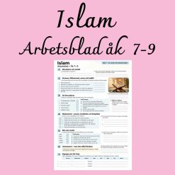 Islam åk 7–9 – arbetsblad med begrepp, resonemang och facit