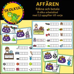 Affären - räkna och betala talområdet 0-10