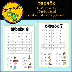 Ordsök - de första orden