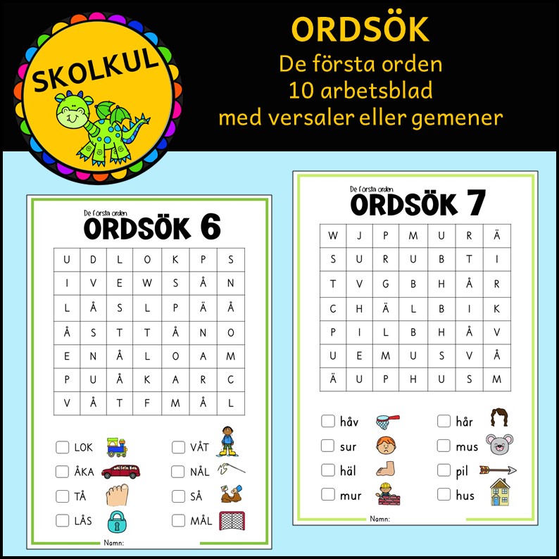 Ordsök – de första orden