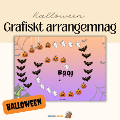 Grafiskt arrangemang - halloween 🎃