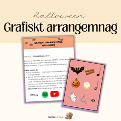 Grafiskt arrangemang - halloween 🎃