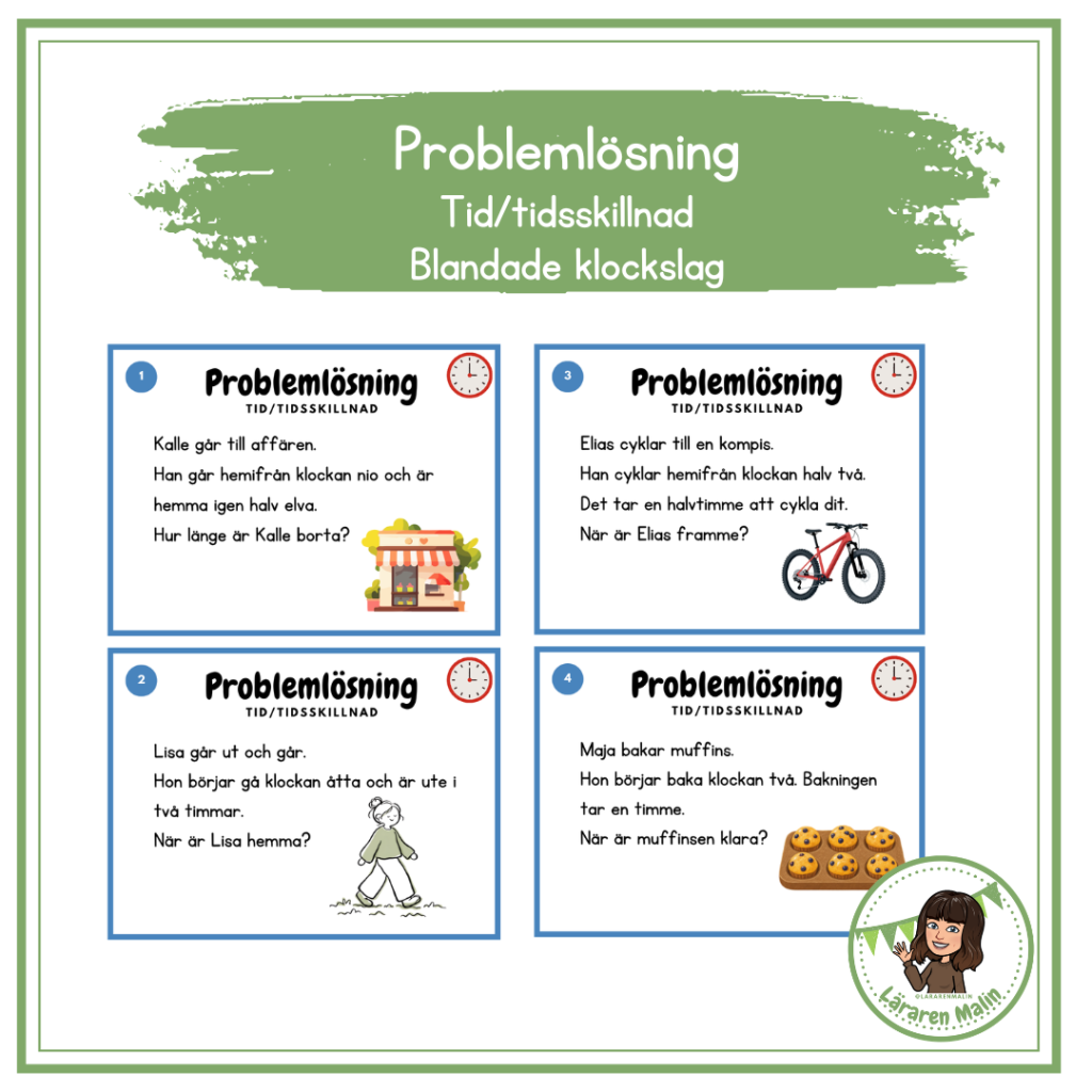 Problemlösning tid/tidsskillnad