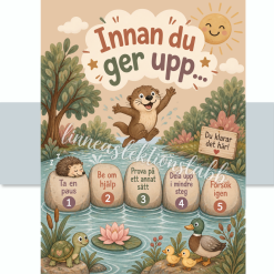 Innan du ger upp