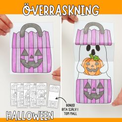 Halloweenpyssel - Öppningsbara godispåsar med överraskning