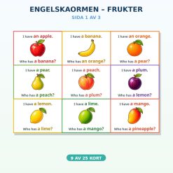 I have… Who has..? – Fruits