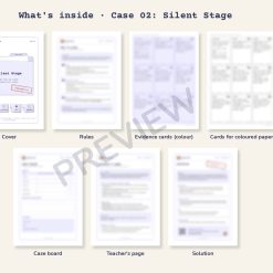 Case Files 02: Silent Stage – Mysteriespel för muntlig engelska (nivå 1–2)
