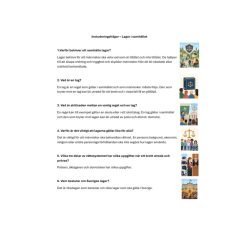 Lagar i samhället åk 4–6 – instuderingsfrågor, bildstöd, prov och facit - Koll på samhället 4-6