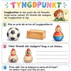 Tyngdpunkt, jämvikt och balans!