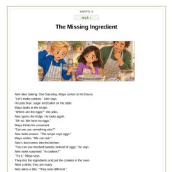 Engelska läsförståelse – The Missing Ingredient, kap.9, tre nivåer med ljudfiler