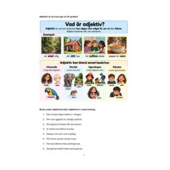 Adjektiv – övningar, förklaringar och texter med visuellt stöd | åk 3–6