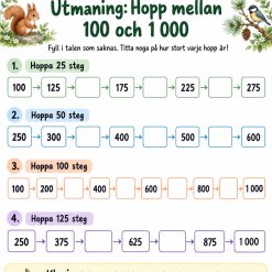 Hopp upp till 100 och 1000!