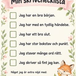 Skrivchecklista!