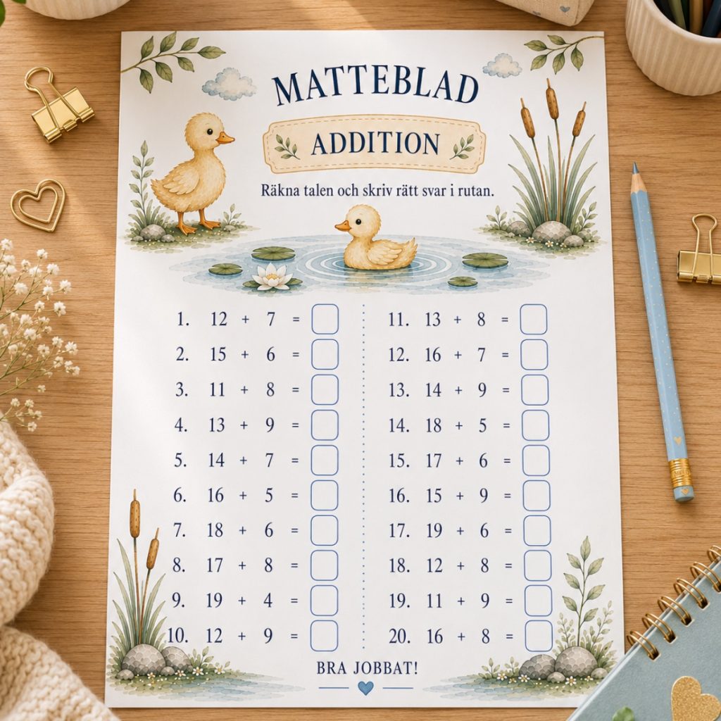 Matteblad Addition – Ankor