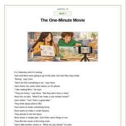 Kapitel 10 – The One-Minute Movie, Engelsk läsförståelse i 3 nivåer + ljudfiler