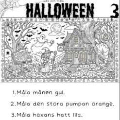 Ett halloweenpyssel som tränar läsförståelsen! 🎃👇