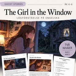 Ghost Stories – The Girl in the Window, Läsförståelse engelska åk 4–6 - Nivå 1 & 2