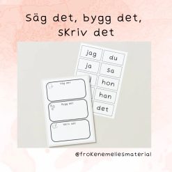 Säg det, bygg det, skriv det