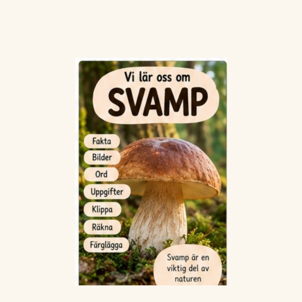 Vi lär oss om svampen