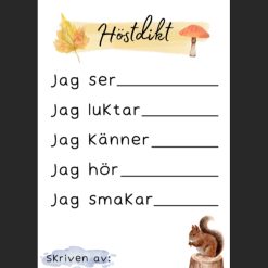Min diktsamling alla fyra årstider