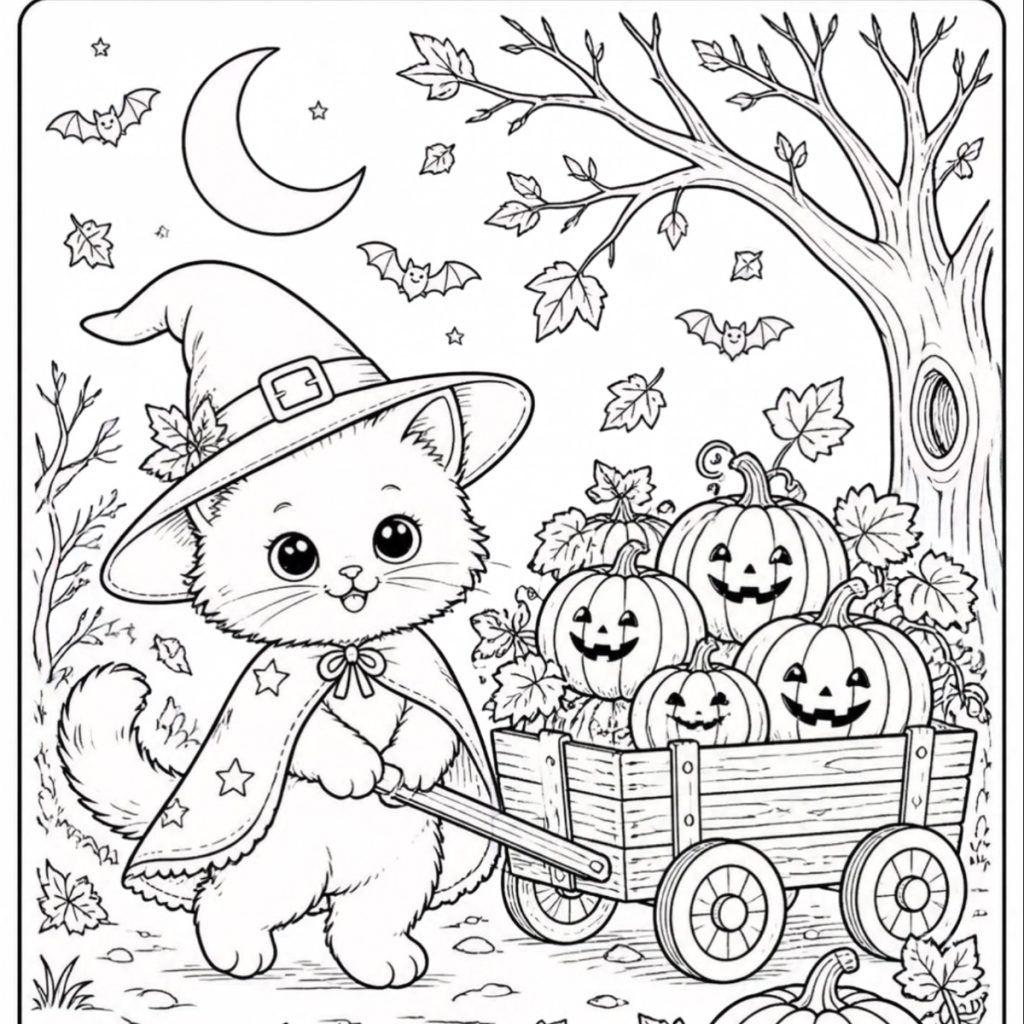 Halloween målarbilder