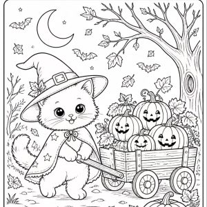 Halloween målarbilder