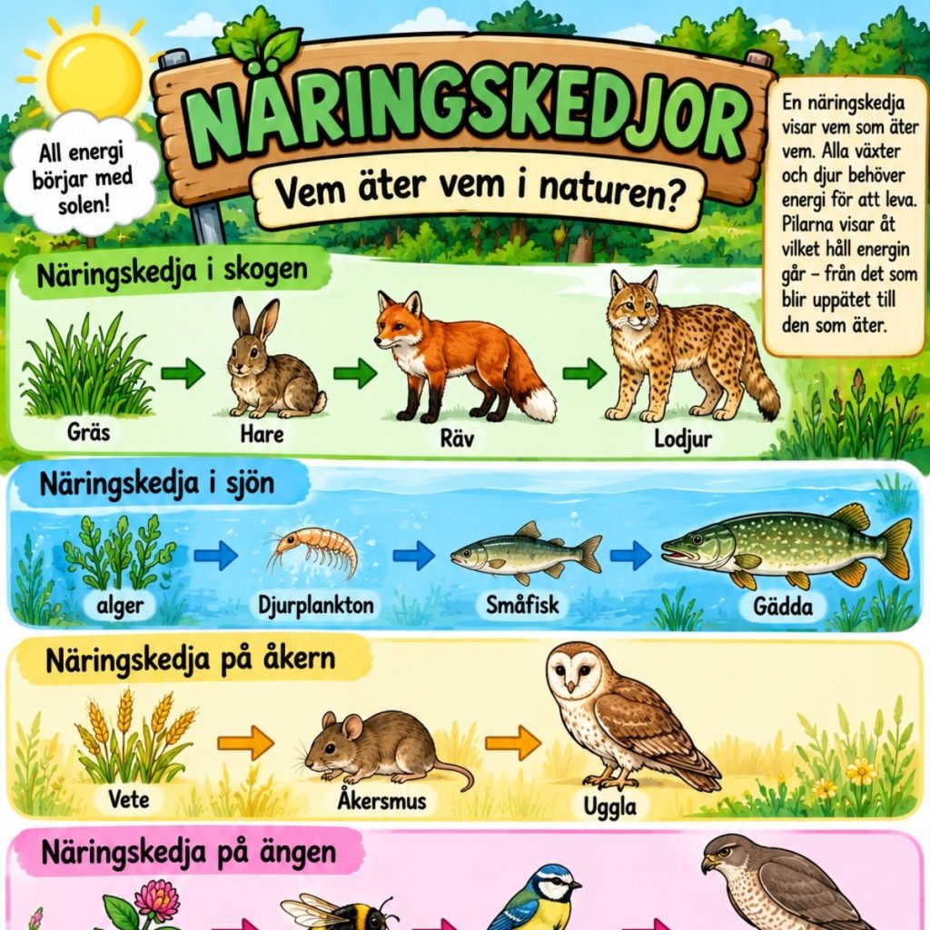 Vad är en näringskedja?