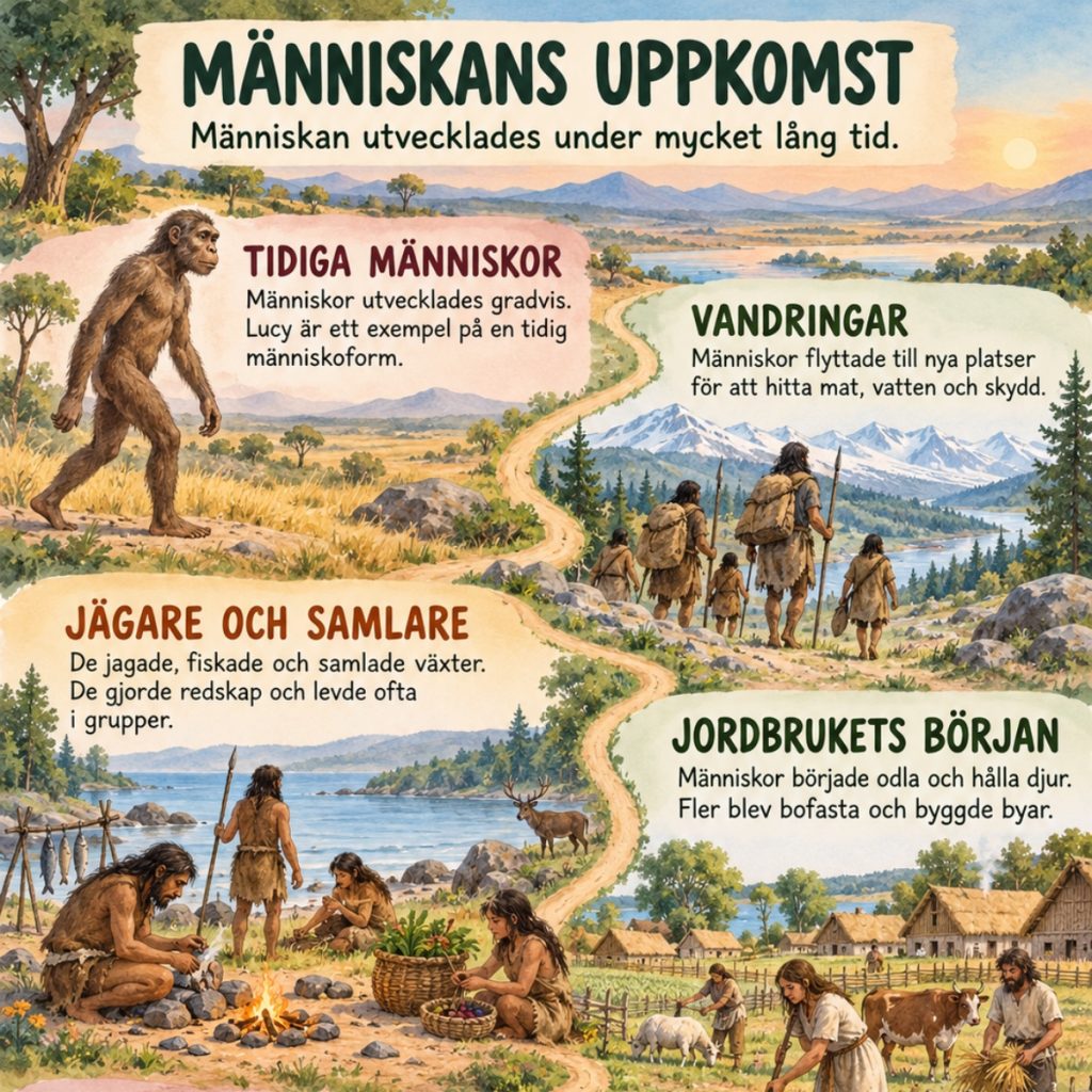 Människans uppkomst!