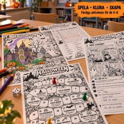 Halloweenpaketet - spel, bilder, kluringar och annat!
