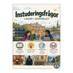 Lagar i samhället åk 4–6 – instuderingsfrågor, bildstöd, prov och facit
