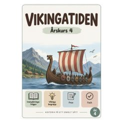 Vikingatiden åk 4 – instuderingsfrågor med bildstöd, begrepp, prov & facit