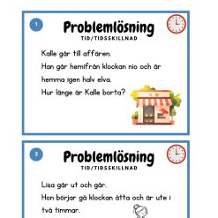 Problemlösning tid/tidsskillnad