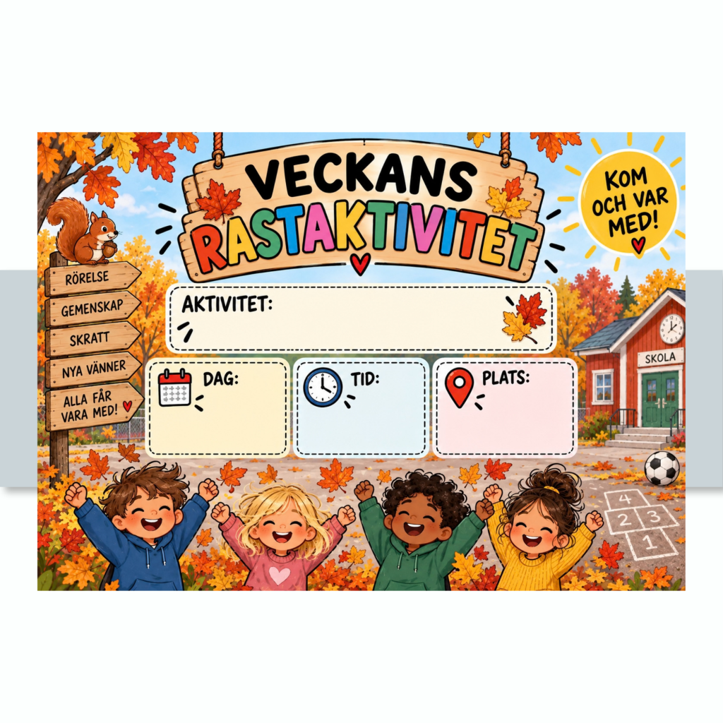 Veckans rastaktivitet