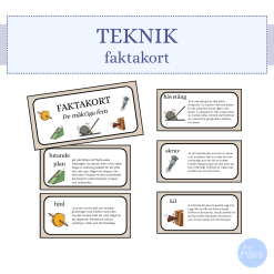 De mäktiga fem - faktakort